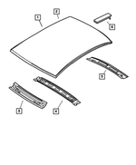 5008588AB - Body Sheet Metal Except Doors: Roof for Mopar Image