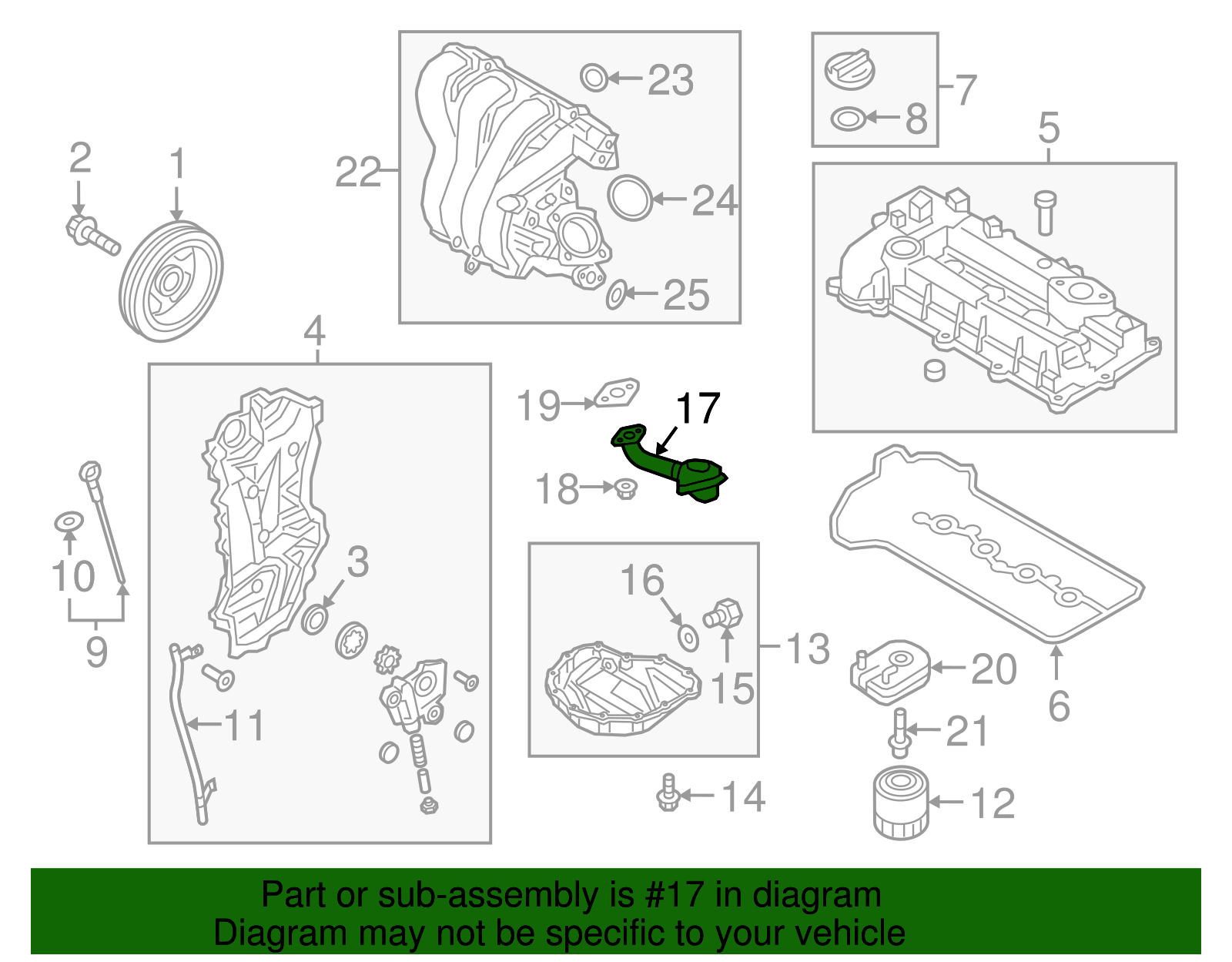 26250-2B030 - Oil Pick-Up 2010-2022 Kia | Kia.Parts Store