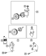 R8070907AD - Steering: Power Steering Pump, Remanufactured for Ram: 2500, 3500 Image