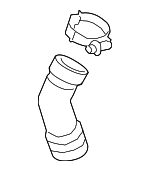 6C0145770A - Cooling System: Rear Hose for Audi: A3, A3 Quattro, Q3, S3, TT Quattro, TTS Quattro Image