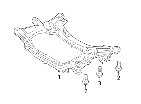 Suspension Mounting for 2015 Kia K900 #0