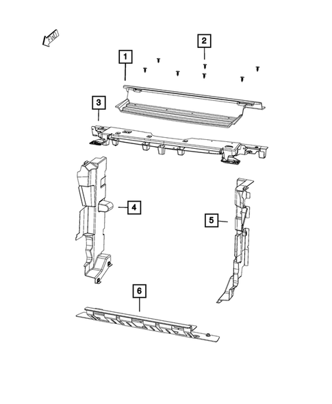 Radiator and Related Parts; Charge Air Cooler for 2020 Jeep Cherokee #6
