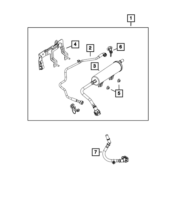 « 68732020AA –  : Carburant Agrafe pour Mopar Image »
