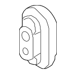 1K0820139A - HVAC: Expansion Valve Gasket for Volkswagen: Beetle, CC, Eos, Golf, Golf R, GTI, Jetta, Passat, R32, Rabbit, Tiguan, Tiguan Limited Image