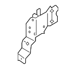 1K1819473H - HVAC: Bracket for Volkswagen: Beetle, CC, Eos, Golf, Golf R, GTI, Passat Image