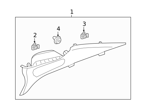 Interior Trim - Quarter Panels for 2018 Kia Optima #0