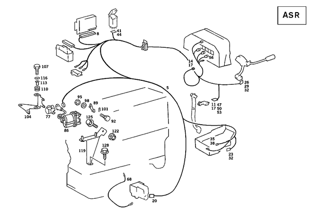 185459828 - Electrical Equipment and Instruments: Pin Bushing Housing for Mercedes-Benz Image image