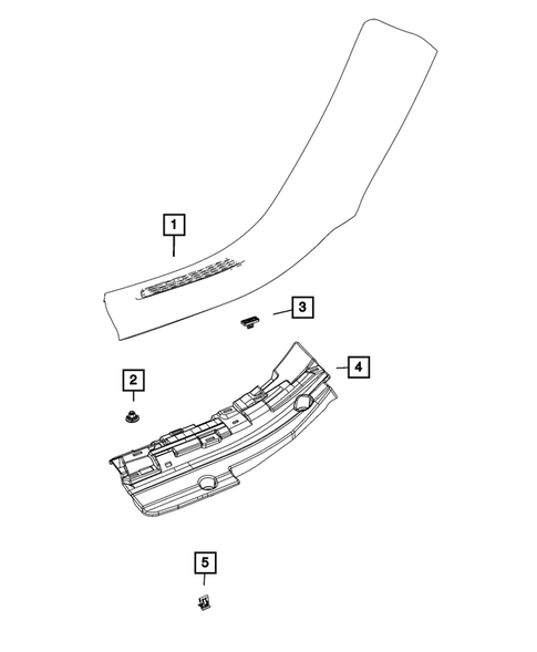 Panels - Moldings - Scuff Plates, Pillar, Cowl, 1/4 Panel Trim and Cargo Covers for 2024 Jeep Grand Cherokee #8