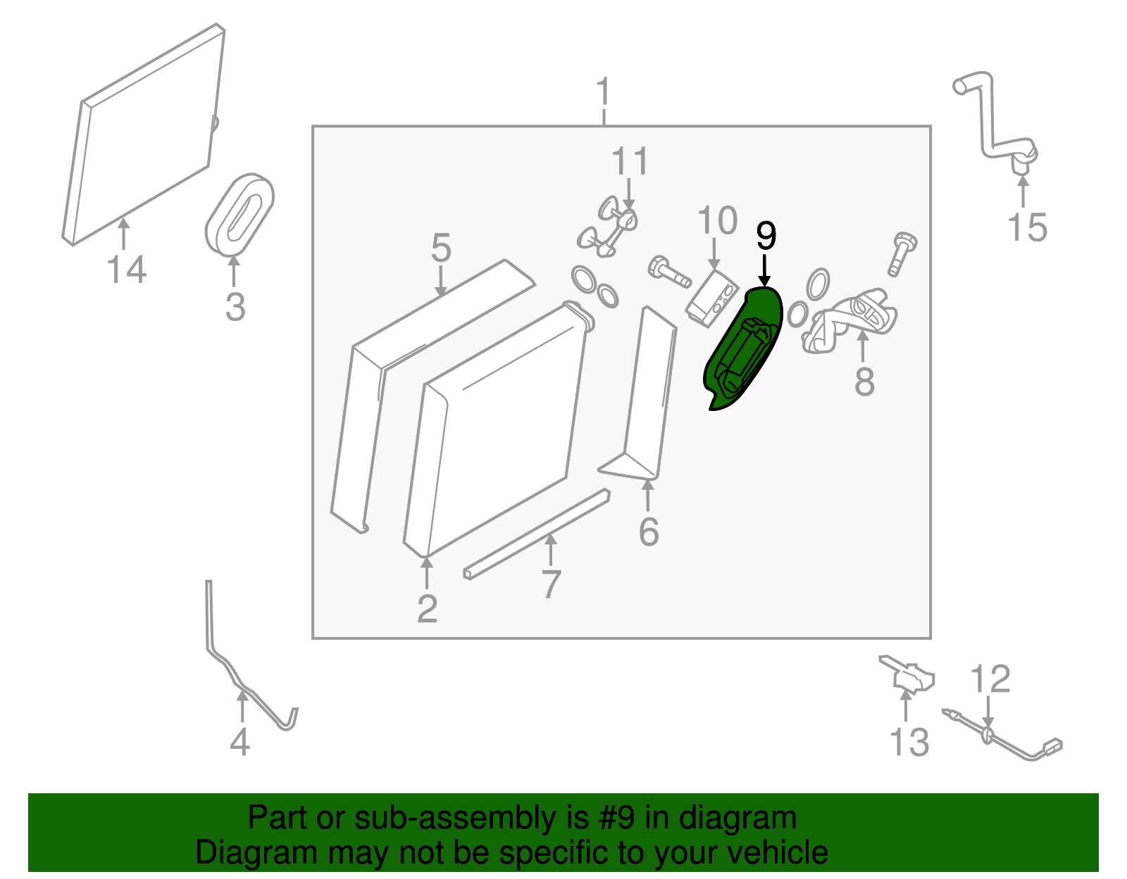 Cooler Pipe Grommet - Nissan (92560-JN30A)