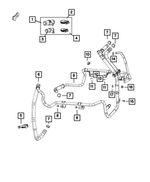 68245455AA - Air Conditioners and Heaters: Heater Hose Connector for Mopar Image