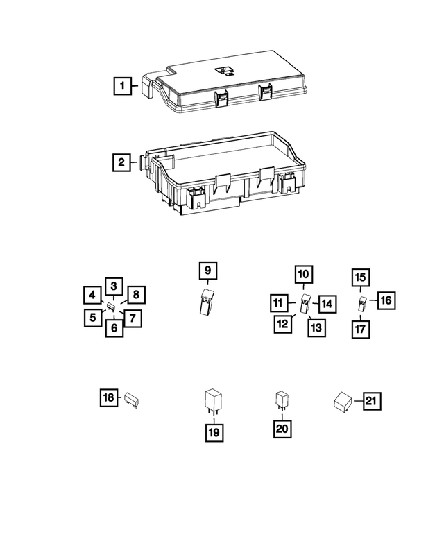 68199793AH - Electrical: Intelligent Power Power Distribution Center for Mopar Image image
