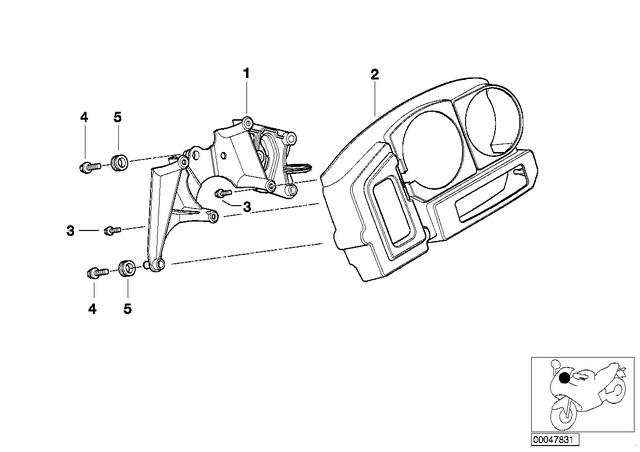 62212328687 - : Dashboard Support         for BMW-Motorrad Image