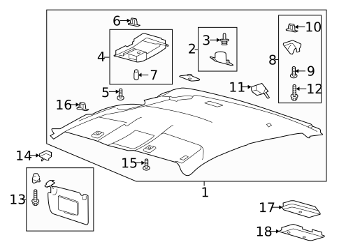 Interior Trim - Cab for 2022 Ford Ranger #3