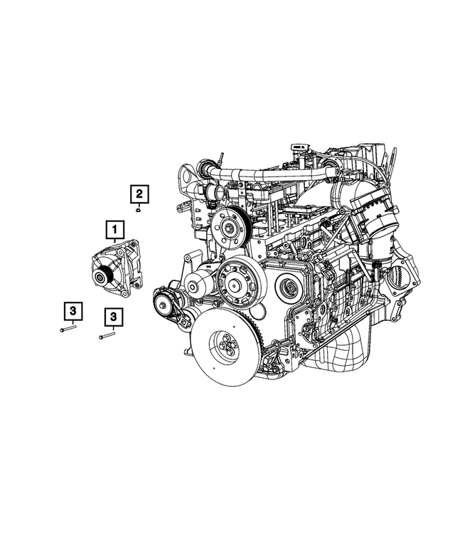 68527975AA - Electrical: Engine Generator for Mopar Image