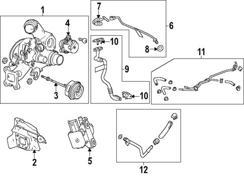 Turbocharger & Components for 2025 Buick Envista #0