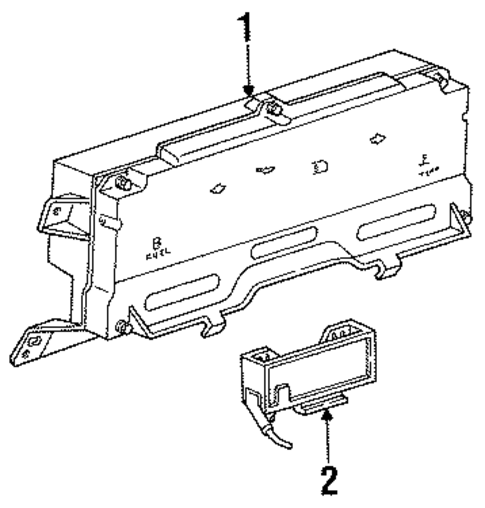 Cluster & Switches for 1998 Ford Windstar #2
