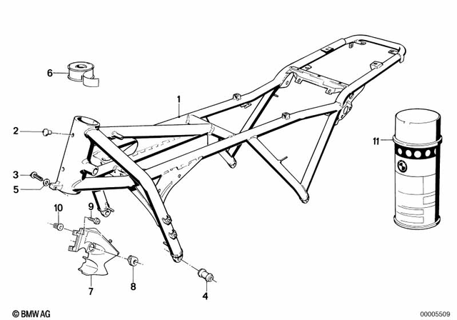 46511451596 - Frame and Mounting Parts: Blind Plug -  for BMW-Motorrad Image