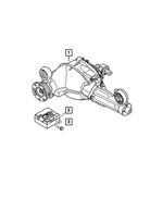 52111936AC - Front Suspension &amp; Drive: Service Front Axle for Jeep: Commander, Grand Cherokee Image