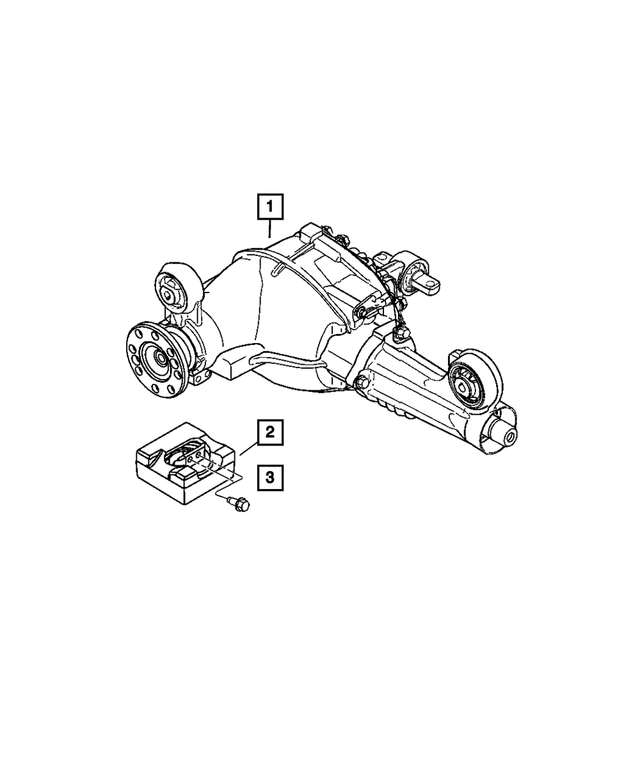 52114728AB - Front Suspension &amp; Drive: Service Front Axle for Mopar Image