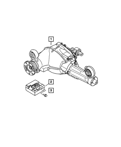 Front Axle Assembly for 2006 Jeep Commander #0