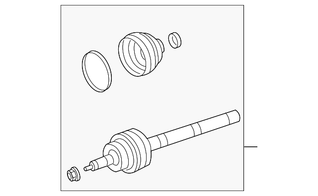 2007-2020 Ford Motorcraft Cv Joint Kit TX-584 | OEM Parts Online