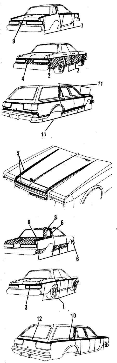 Stripe Tape for 1989 Dodge Diplomat #0
