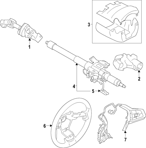 Steering Wheel for 2025 Subaru Forester #0