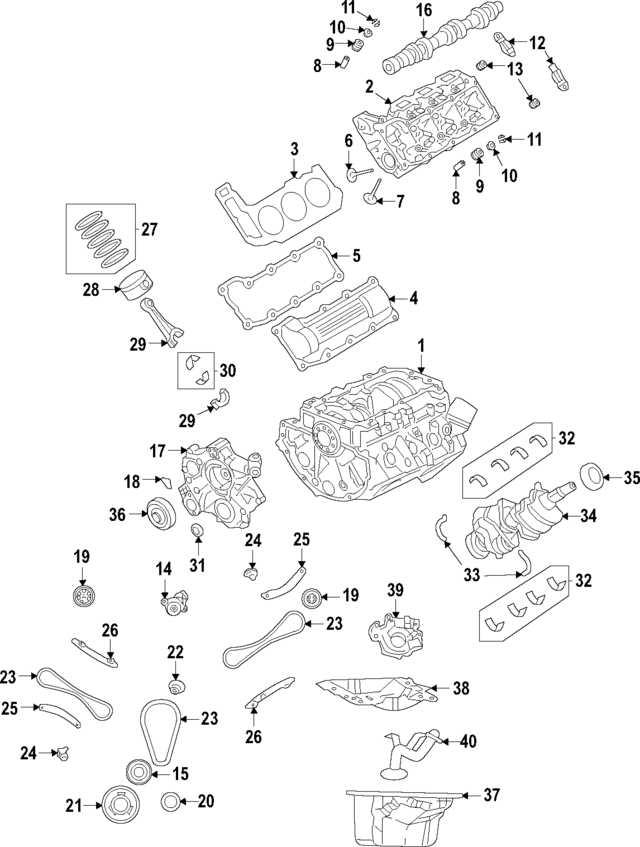 RL049272AA - Engine: Short Block for Mopar Image