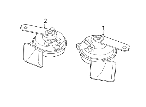 Horns for 2016 Porsche Boxster #0