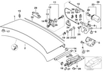 41628212602 - Bodywork: Trunk Lid for BMW Image