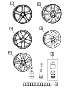 1JD14XZAAE - : Wheel-Aluminum for Jeep: Grand Cherokee Image