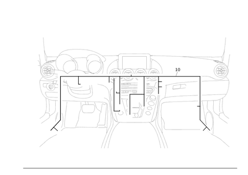Cockpit Cable Harness for 2021 Mercedes-Benz AMG GT Black Series #0