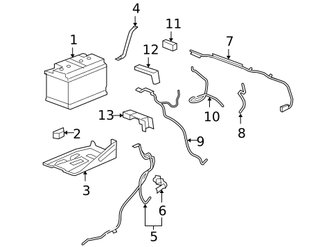 Battery for 2008 Chevrolet Tahoe #0