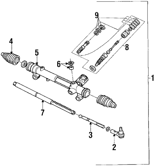 STG12RM - Steering: Steering Gear for Ford: LTD, Mustang, Thunderbird | Lincoln: Continental, Mark VII | Mercury: Capri, Cougar, Marquis Image