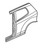 5K3809844 - Body: Quarter Panel for Volkswagen: Golf, Golf R, GTI Image