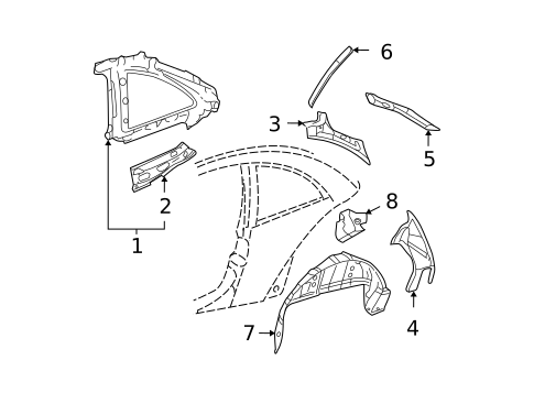 Inner Structure for 2000 Volkswagen Beetle #0
