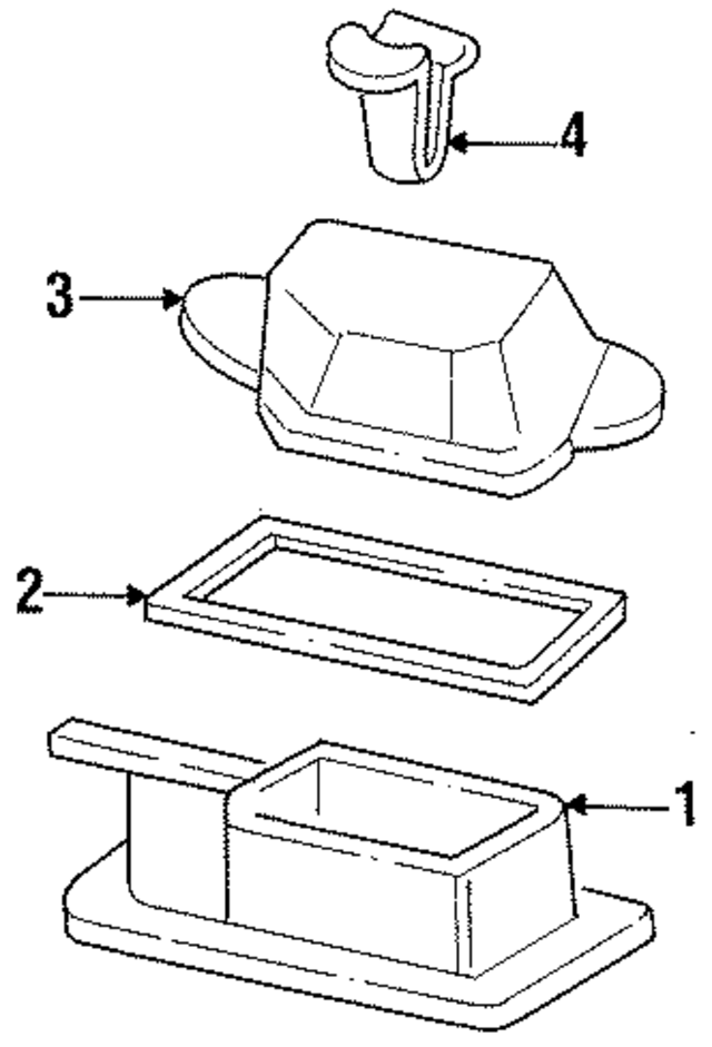 63268355048 - Electrical: License Lamp for BMW Image