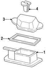 63268355048 - : License Lamp for BMW: 525i, 525iT, 530i Image