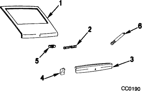 Trunk for 1985 Chevrolet Citation II #1