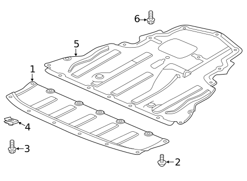 Splash Shields for 2020 INFINITI QX50 #0