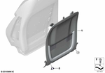 52107494747 - Seats: Rear Panel for BMW: 840i, 840iX, M850iX Image image