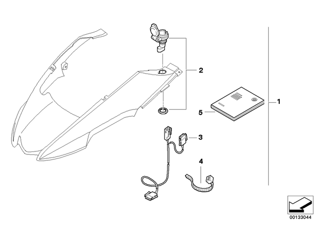 61127700005 - : Connection Cable, Socket for BMW-Motorrad Image