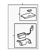 7411053020D1 - Body: Ashtray Assembly for Lexus: IS250, IS350 Image