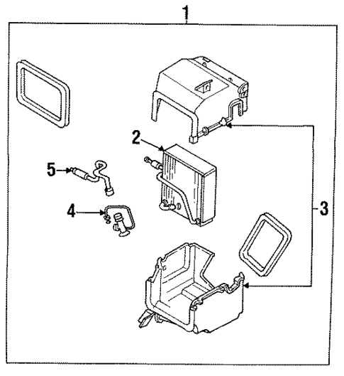 HVAC Case for 1996 INFINITI Q45 #0