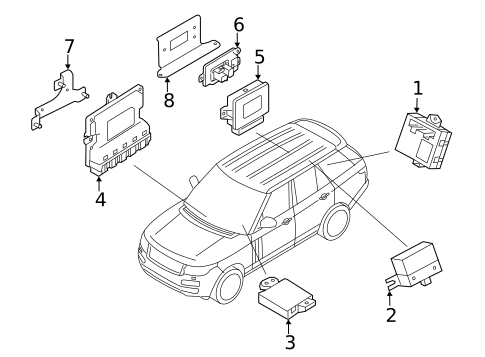 Electrical Components for 2021 Land Rover Range Rover #3