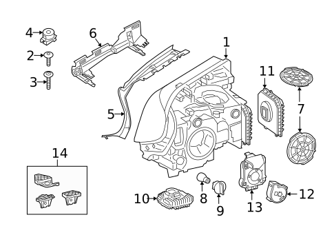 Bulbs - Chassis for 2019 BMW 530i #0