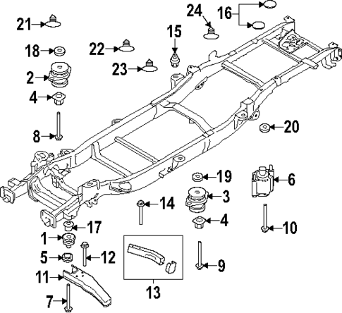 Body Mounting for 2025 Ford F-150 #0
