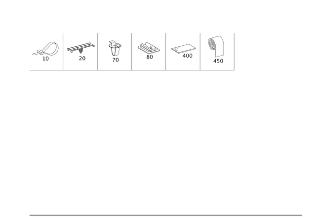 9951990 - Electrical Equipment and Instruments: Cable Strap for Mercedes-Benz Image image