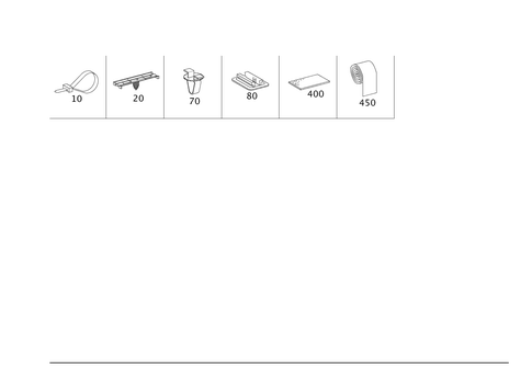 Loom Ties, Cable Mounting Parts and Grommets for 2005 Mercedes-Benz SLR McLaren #0