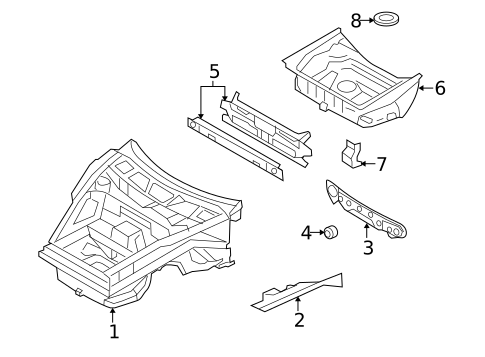 Inner Structure for 2010 Porsche Cayman #1